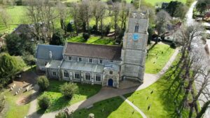 Arial View of the Church