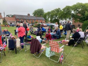 People enjoying the Big Lunch Picnic 