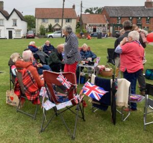 People enjoying the Big Lunch Picnic 