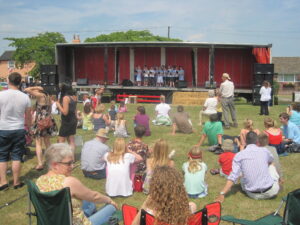 Music on the Stage on Music day 