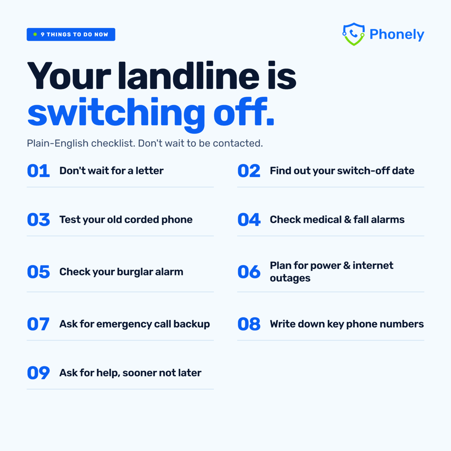 Landline Switch Off – Pulham Market Parish Council